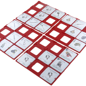 4 pcs. value set Feldherr for Kingdom Death: Monster - Gear Cards