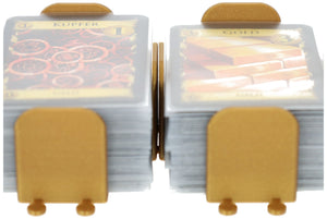 4 pcs value pack Feldherr card holder for Dominion - basic Treasure cards + Curse Cards with sleeves