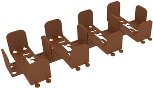 4 pcs value pack Feldherr card holder for Dominion - basic Treasure cards + Curse Cards with sleeves