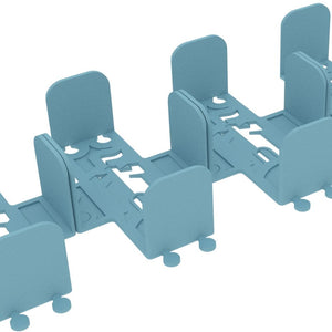 4 pcs value pack Feldherr card holder for Dominion - basic Treasure cards + Curse Cards with sleeves