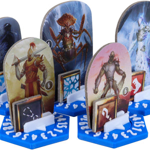 10 pcs. value pack Feldherr Dial Bases for Gloomhaven + Frosthaven + Gloomhaven: Jaws of the Lion multicolor