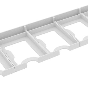 5 pcs value pack Feldherr card holder for game cards in Standard Card Game Size - 30 cards each - 1 compartment - expandable