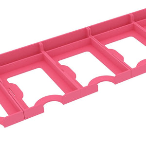 5 pcs value pack Feldherr card holder for game cards in Standard Card Game Size - 30 cards each - 1 compartment - expandable