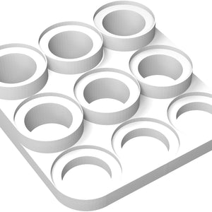 Feldherr figure pedestal for 58 mm bases