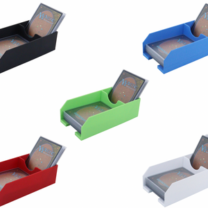 Feldherr card deck holder with discard compartment for a card deck in Standard Card Game Size