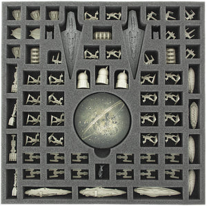 Foam tray value set for the Star Wars Rebellion board game box