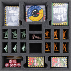 Feldherr foam set for Zombicide: 2nd Edition - Fort Hendrix - board game box