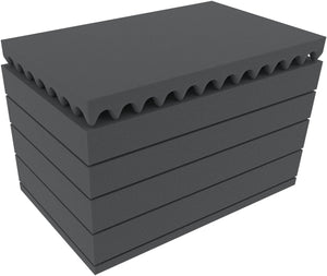 ED 64/32 1G Eurocontainer Case / Euro Box with handle 600 x 400 x 335 mm inclusive pick and pluck foam