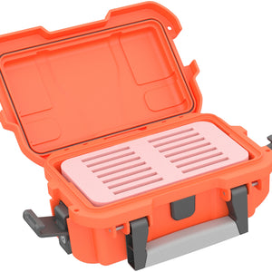 Protective case / transport case waterproof for 2.5 SSD / HDD hard drives - 14 compartments
