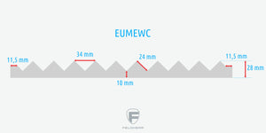 EUMEWEA01 Feldherr Zugliege - TT Gauge - 7 compartments for model railway locomotives, wagons and vehicles
