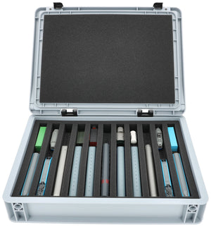 Feldherr Eurobox 40 x 30 cm Set for model railway - N scale - 11 compartments - foam insert for upright storage