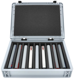 Feldherr Eurobox 40 x 30 cm Set for model railway - TT scale - 9 compartments - foam insert for upright storage