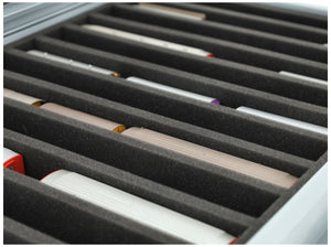 Feldherr Eurobox 60 x 40 cm Set for model railway - H0m scale - 13 compartments - foam insert for upright storage