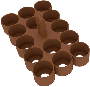 Feldherr paint rack set for 4L Really Useful Boxes - 56 Citadel Paint Pots (18ml / 24ml)