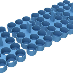 Feldherr paint rack set for 4L Really Useful Boxes - 56 Citadel Paint Pots (18ml / 24ml)