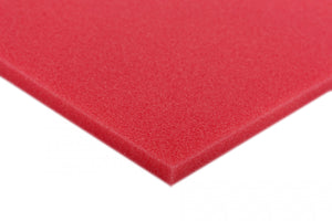 FS010Bred5 5pcs. 345 mm x 275 mm x 10 mm colored foam for Shadowboard red