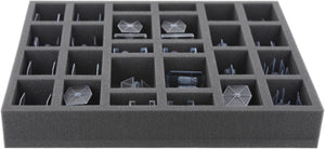 FS050XW03 50 mm full-size Foam Tray for 26 Star Wars X-WING Starfighters