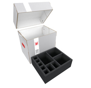 Feldherr Storage Box FSLB310 + Organizer Insert for Kingdom Death: Monster Gambler's Chest Expansion - miniatures + game material