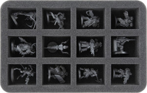 Feldherr Half-Size Case 50 for 28 mm figures - 12 miniatures