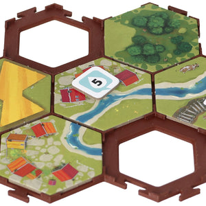 Feldherr Hex tile holder for Dorfromantik: The Board Game
