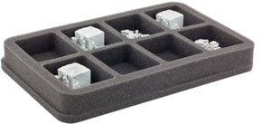 HS035BF02BO Feldherr Foam Tray with 8 compartments for Flames of War - large bases