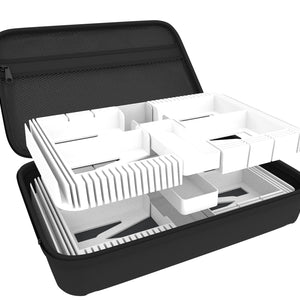 Feldherr Half-Size Case 50 + Organizer Insert Trays + Dashboard for Marvel Champions: The Card Game - cards + accessories