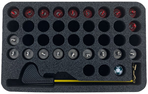 Feldherr Magnetic Box green for Subbuteo - 3 Teams