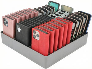 Feldherr Classroom Phone Caddy XL for Schools and Training Centers - 33 slots for large smartphones and flip cases