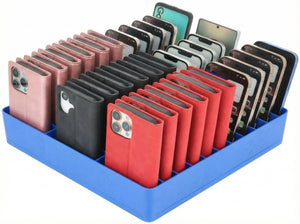 Feldherr Classroom Phone Caddy XL for Schools and Training Centers - 33 slots for large smartphones and flip cases