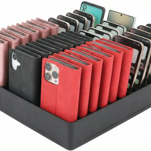 Feldherr Classroom Phone Caddy XL for Schools and Training Centers - 33 slots for large smartphones and flip cases