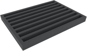 IU030A002 Feldherr foam insert for model railway - Z scale - 8 compartments - for horizontal storage