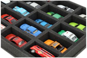 IU040A003 Foam insert for model cars 1:64 - 20 compartments