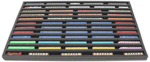 JV030A001 Feldherr foam insert for model railway - Z scale - 12 compartments - for horizontal storage