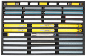 JV040A001 Feldherr foam insert for model railway - N scale - 12 compartments - for upright storage