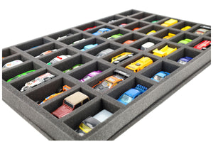 JV040A003 Foam insert for model cars 1:64 - 42 compartments