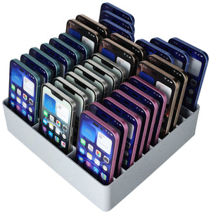 Feldherr class set of cell phone parking spaces for schools and training companies - space for up to 30 smartphones