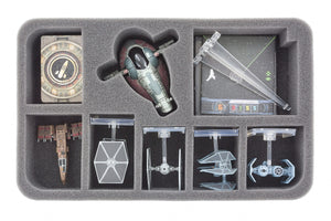 Feldherr MINI PLUS Case for X-Wing Millennium Falcon, YT-2400, Star Ships and Slave 1