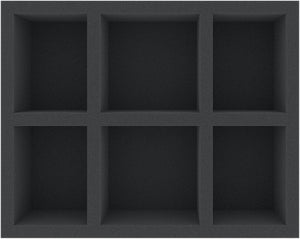 FS080A014 Feldherr foam tray for Kingdom of Bretonnia - 6 compartments