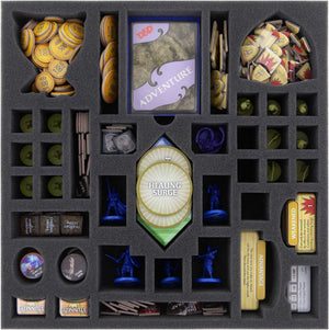 Feldherr foam set for Waterdeep: Dungeon of the Mad Mage - board game box + Insert for Tiles