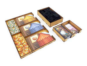 Boardgame Organizer Insert for The Quacks of Quedlinburg and expansion The Herb Witches